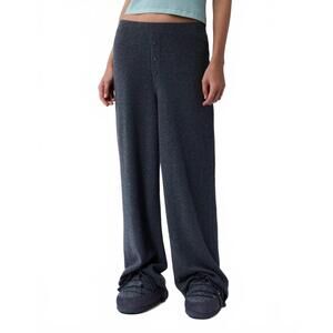 NEW GUEST IN RESIDENCE everywear straight leg pant in charcoal
